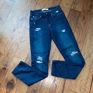 GAP 1969 real straight dark wash jeans